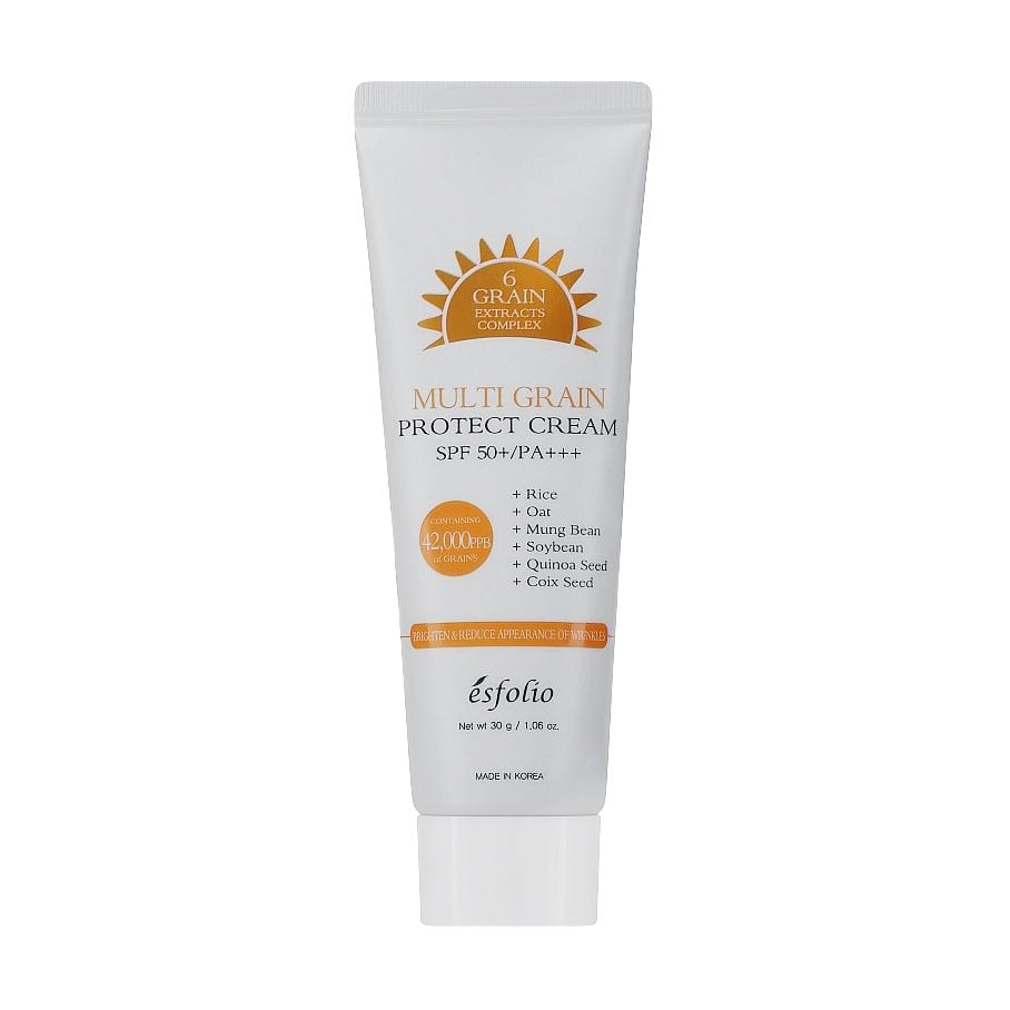 Сонцезахисний крем для тіла Esfolio Multi Grain Protect Cream SPF 50+/PA+++ з екстрактом злаків, 30 г